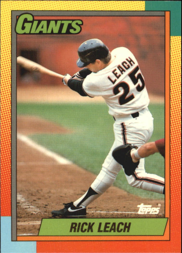 1990 Topps Traded Tiffany #56T Rick Leach