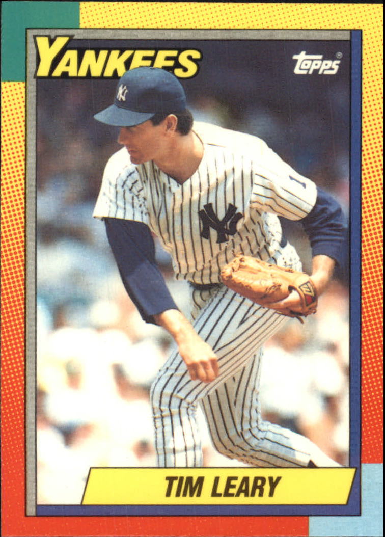1990 Topps Traded Tiffany #58T Tim Leary