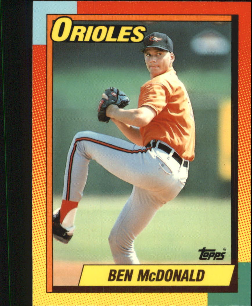 1990 Topps Traded Tiffany #70T Ben McDonald