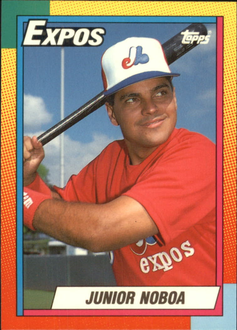 1990 Topps Traded Tiffany #80T Junior Noboa
