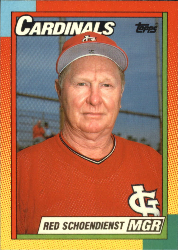 1990 Topps Traded Tiffany #113T Red Schoendienst MG