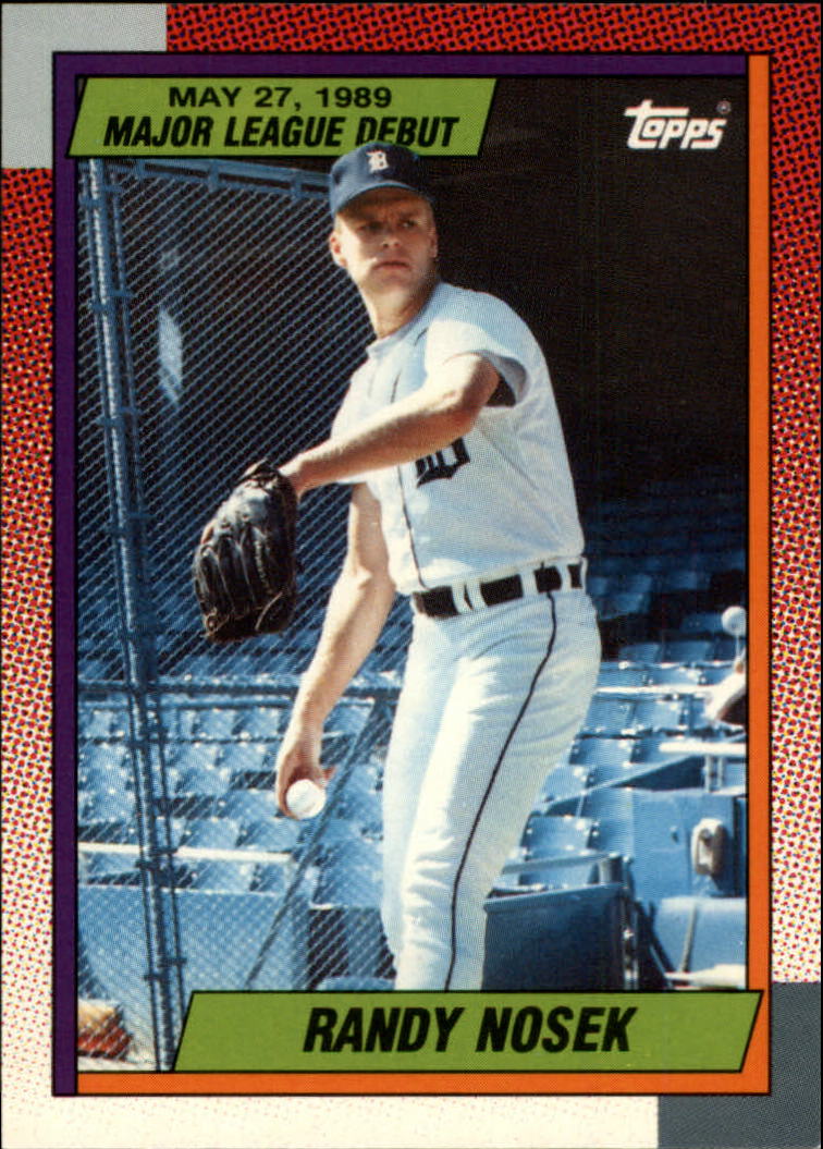 1990 Topps Debut '89 #88 Randy Nosek