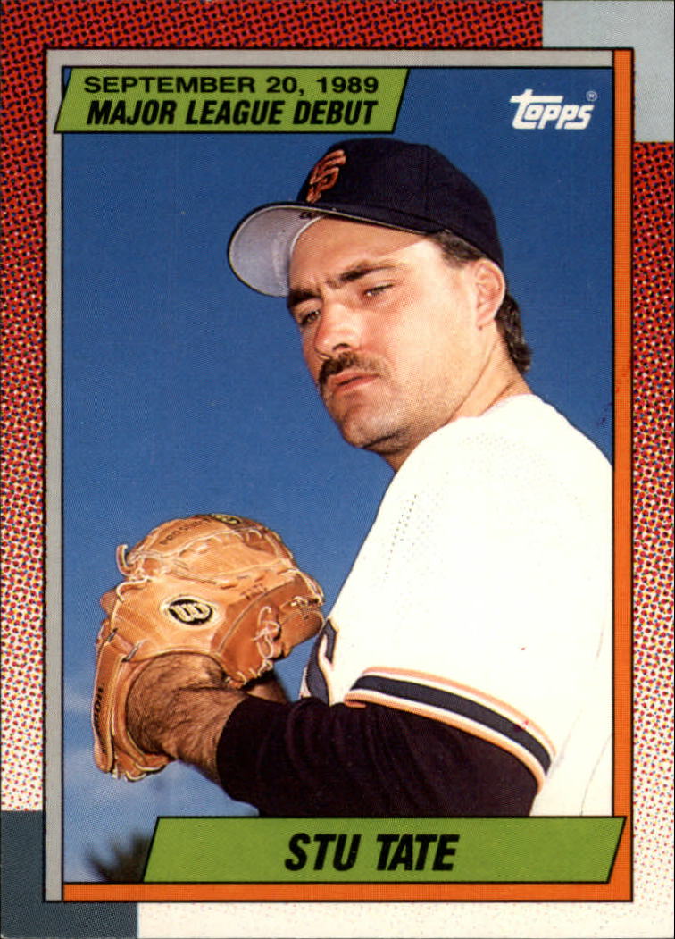 1990 Topps Debut '89 #127 Stu Tate