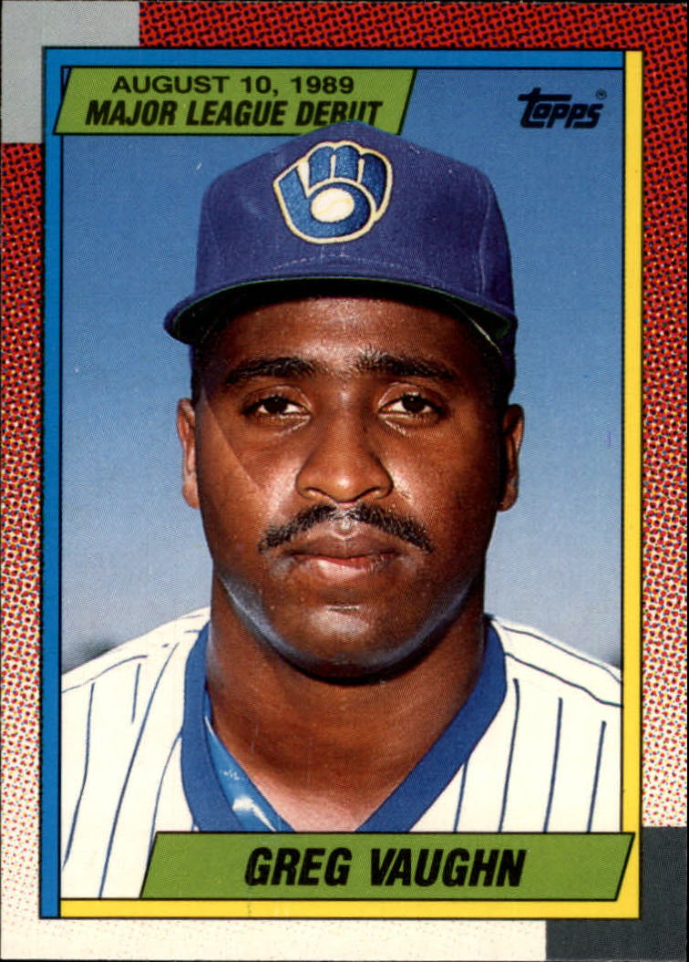 1990 Topps Debut '89 #128 Greg Vaughn