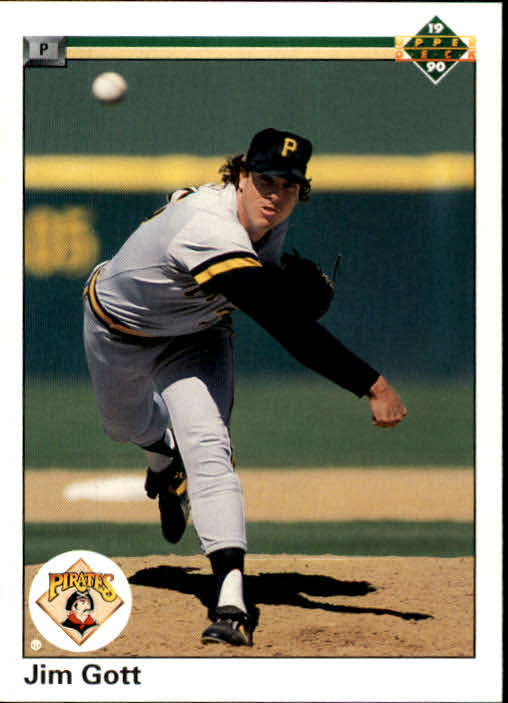 1990 Upper Deck #89A Jim Gott ERR/(Photo actually/Rick Reed)