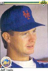 1990 Upper Deck #562A Jeff Innis ERR/(Photo actually/David West)