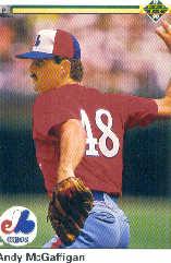 1990 Upper Deck #597A A.McGaffigan ERR/Photo actually/Rich Thompson