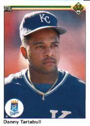 1990 Upper Deck #656 Danny Tartabull UER/(395 BB, should be 295)
