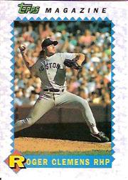 1990-93 Topps Magazine #26 Roger Clemens