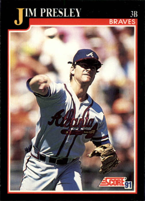 1991 Score #771 Jim Presley