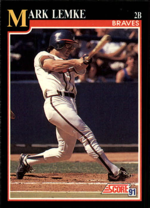 1991 Score #779 Mark Lemke
