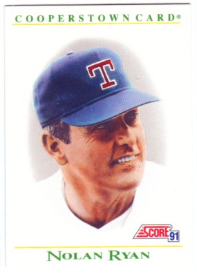 1991 Score Cooperstown #B7 Nolan Ryan