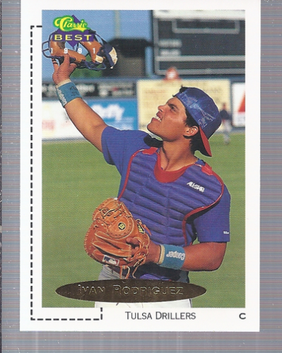 1991 Classic/Best Gold Bonus #BC7 Ivan Rodriguez