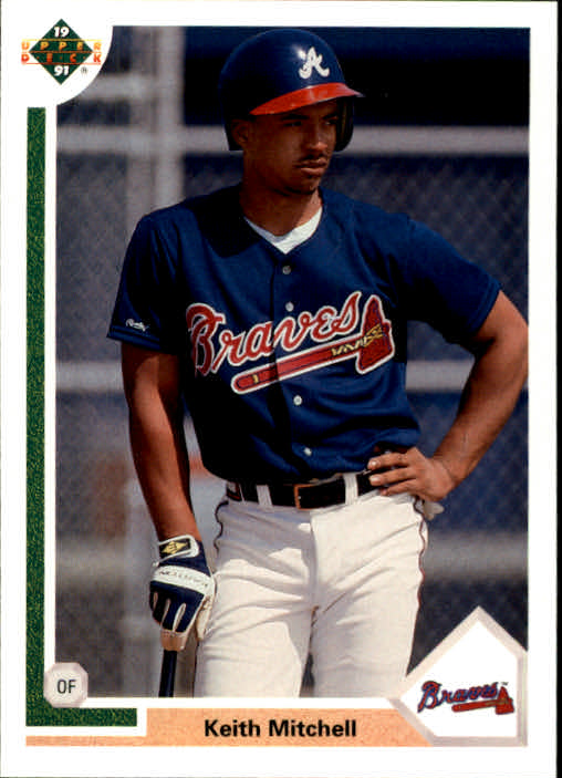 1991 Upper Deck Final Edition #56F Keith Mitchell RC