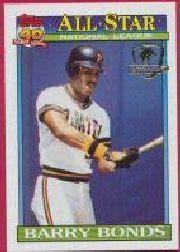 1991 Topps Desert Shield #401 Barry Bonds AS