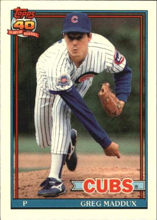 1991 Topps Tiffany #35 Greg Maddux