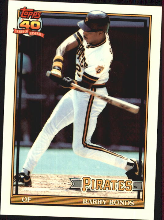 1991 Topps Tiffany #570 Barry Bonds