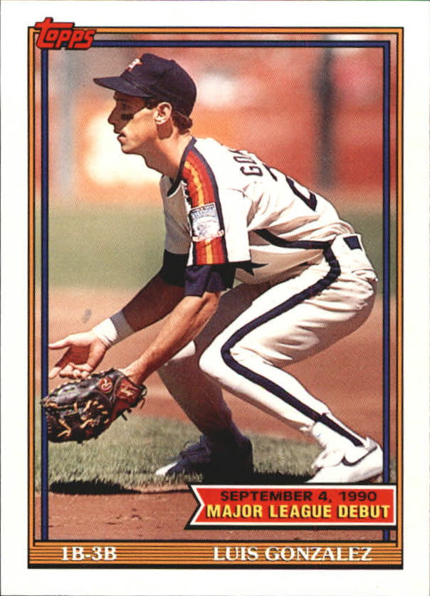 1991 Topps Debut '90 #57 Luis Gonzalez