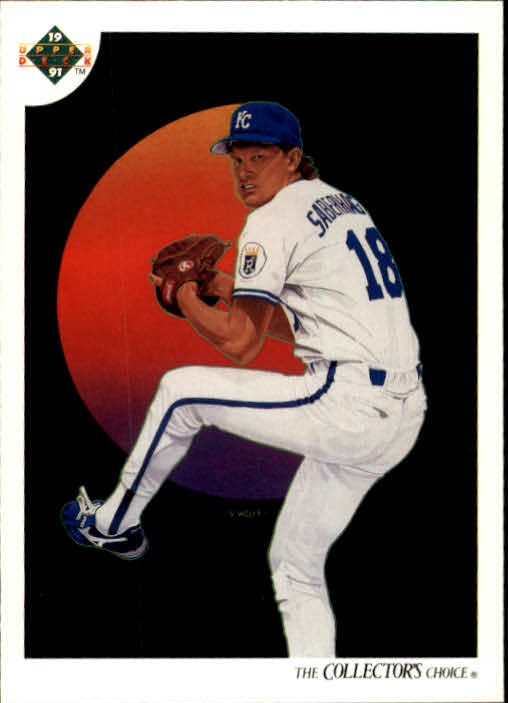1991 Upper Deck #33 Bret Saberhagen TC