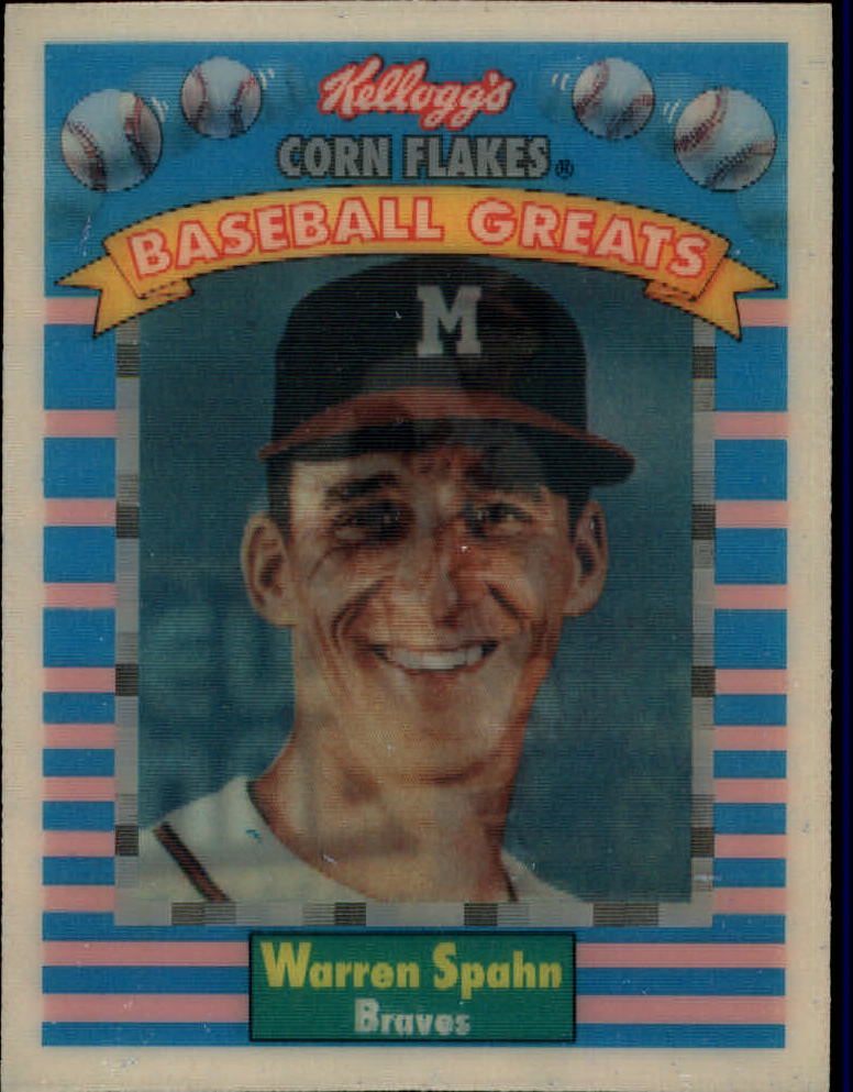 1991 Kellogg's 3D #12 Warren Spahn