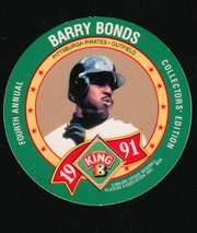 1991 King-B Discs #21 Barry Bonds