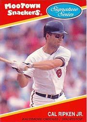 1991 MooTown Snackers #14 Cal Ripken