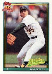 1991 O-Pee-Chee #50 Bob Welch