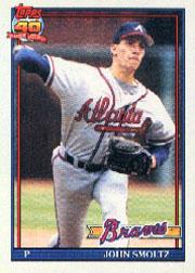 1991 O-Pee-Chee #157 John Smoltz