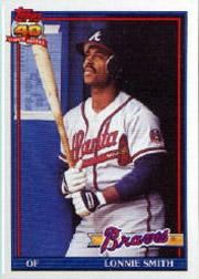 1991 O-Pee-Chee #306 Lonnie Smith