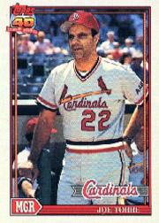 1991 O-Pee-Chee #351 Joe Torre MG