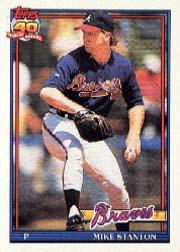 1991 O-Pee-Chee #514 Mike Stanton