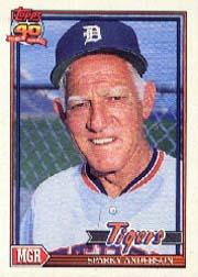 1991 O-Pee-Chee #519 Sparky Anderson MG