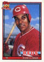 1991 O-Pee-Chee #730 Barry Larkin