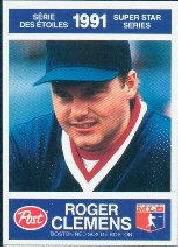 1991 Post Canadian #18 Roger Clemens