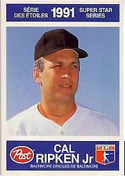 1991 Post Canadian #22 Cal Ripken