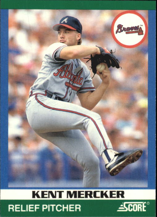 1991 Score 100 Rising Stars #58 Kent Mercker