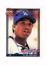 1991 Topps Micro #115 Hubie Brooks