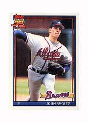 1991 Topps Micro #157 John Smoltz
