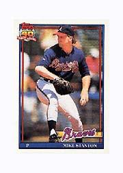 1991 Topps Micro #514 Mike Stanton