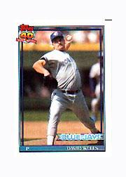 1991 Topps Micro #619 David Wells