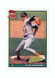 1991 Topps Micro #728 Scott Sanderson