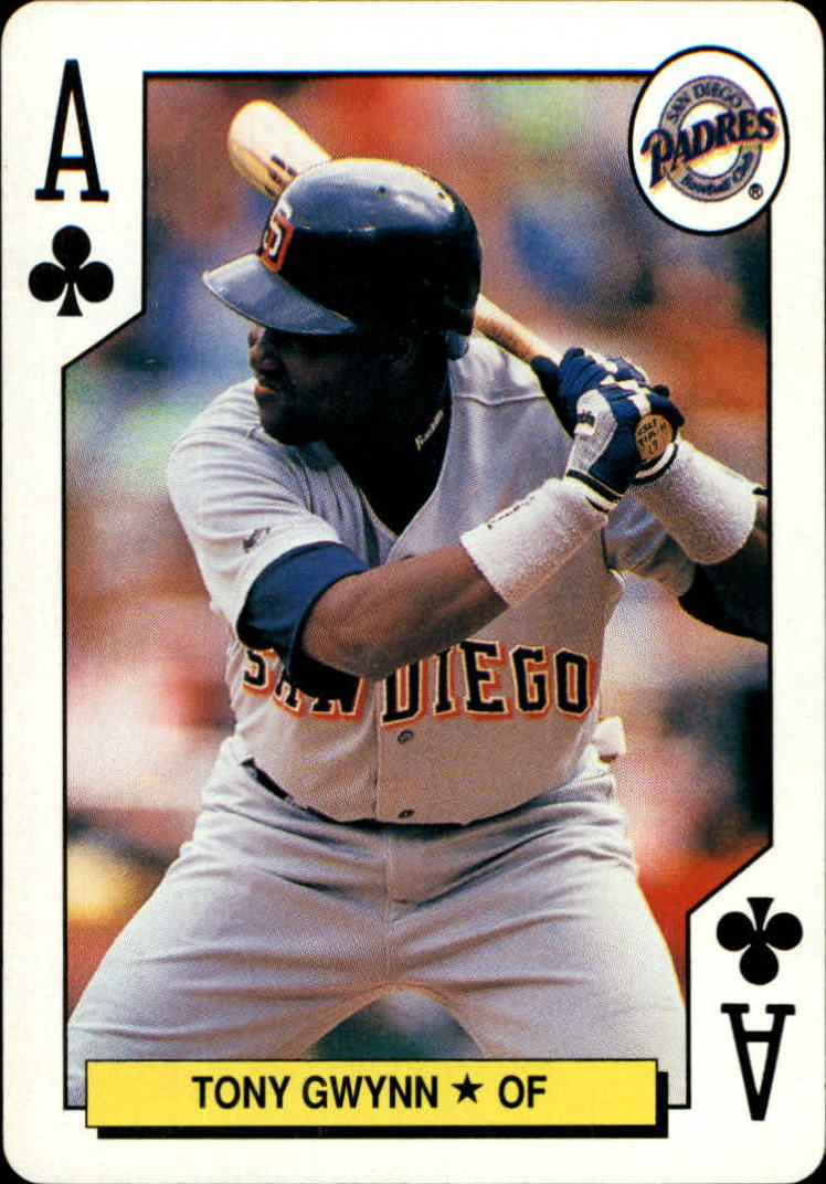 1991 U.S. Playing Cards All-Stars #1C Tony Gwynn