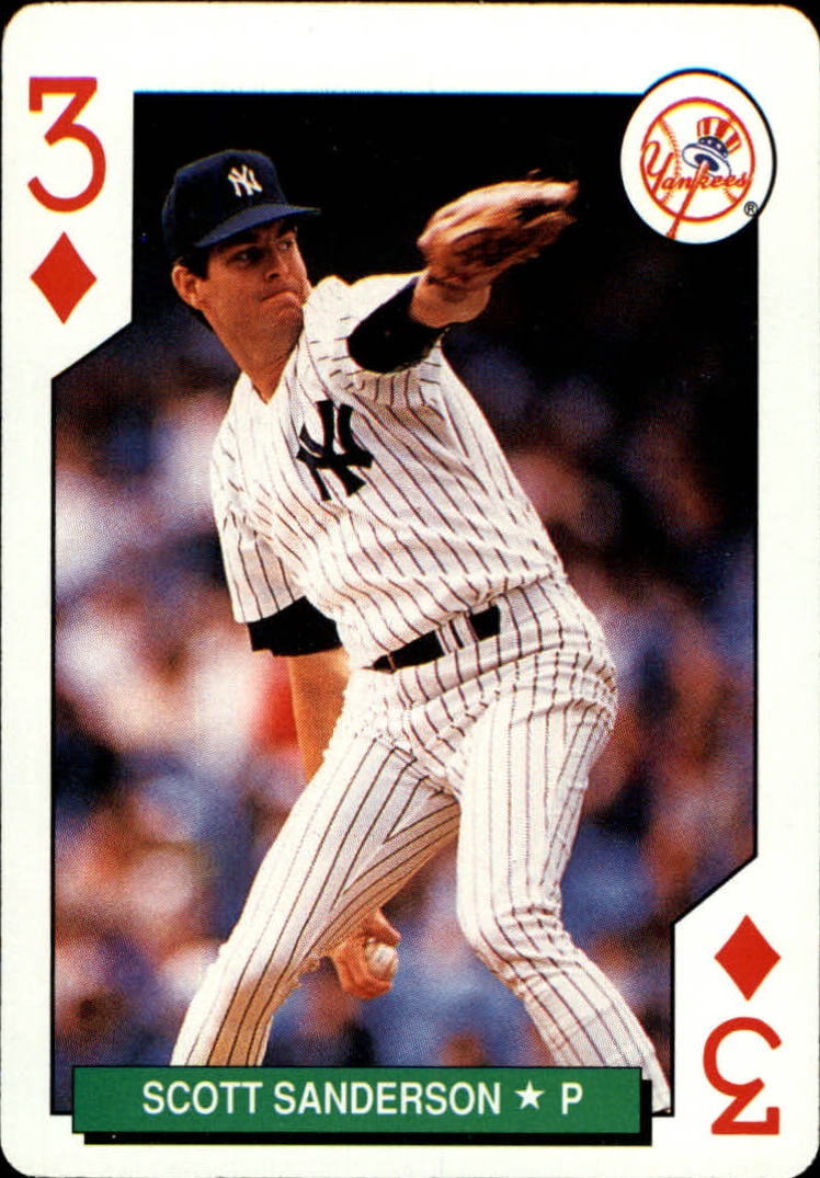 1991 U.S. Playing Cards All-Stars #3D Scott Sanderson