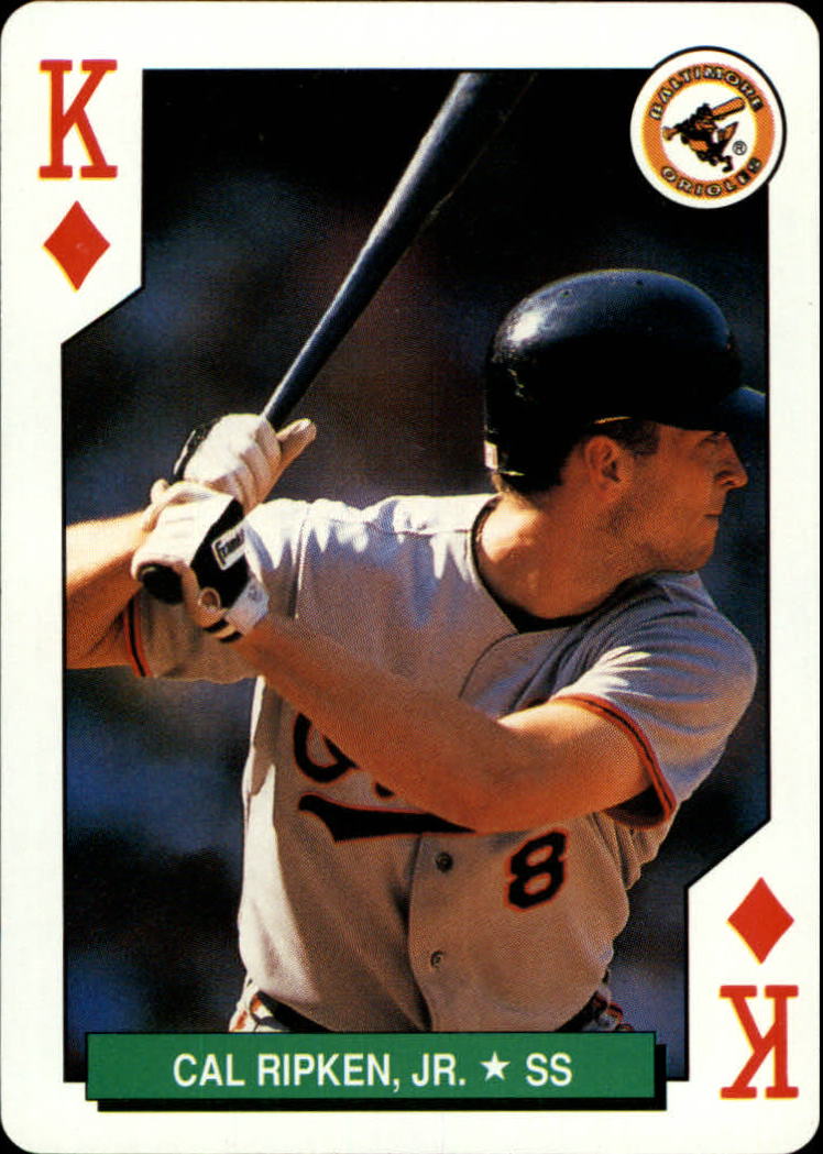 1991 U.S. Playing Cards All-Stars #13D Cal Ripken