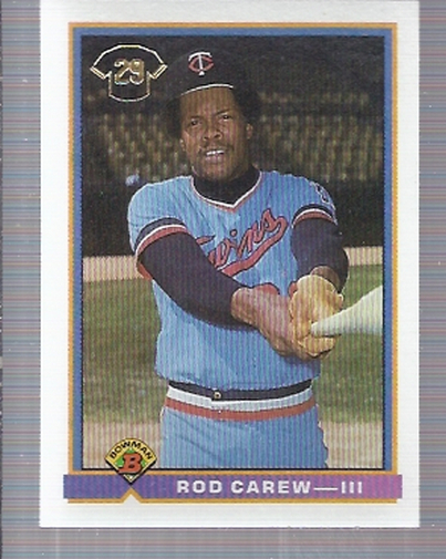 1991 Bowman #3 Rod Carew III