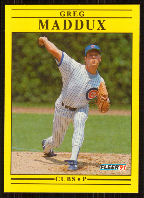 1991 Fleer #426 Greg Maddux