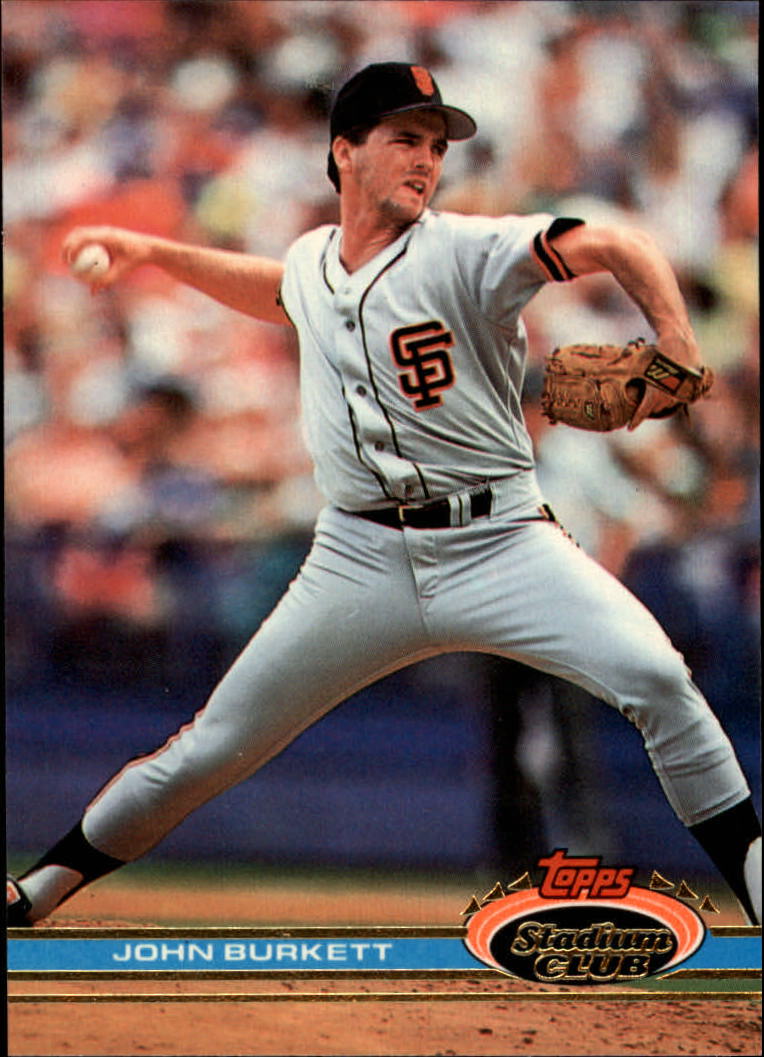 1991 Stadium Club #119 John Burkett