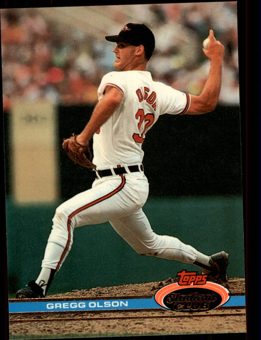 1991 Stadium Club #156 Gregg Olson