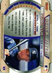 1992 Classic Draft Picks Foil Bonus #BC6 Derek Jeter back image