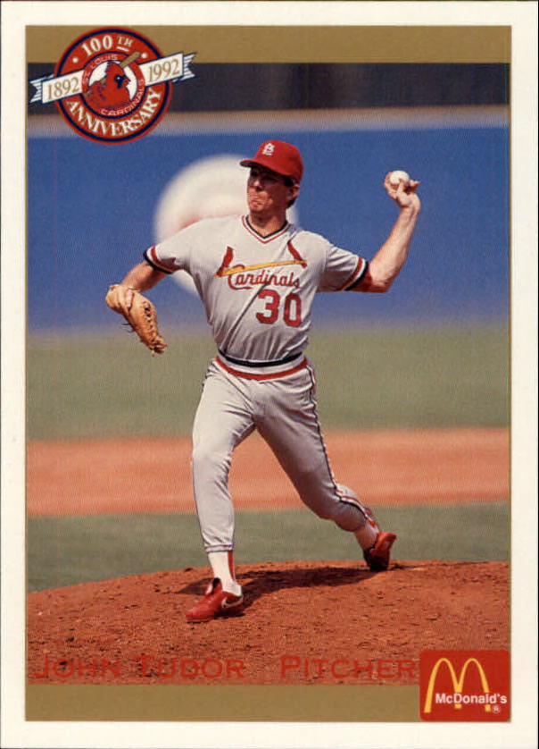 1992 Cardinals McDonald's/Pacific #50 John Tudor